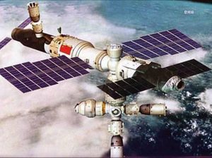 An artists conception of China's proposed space station. Image courtesy of China Manned Space Engineering.