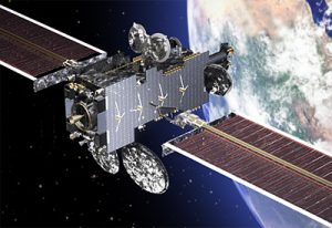 An artist's conception of ARABSAT-6A. Image courtesy of Lockheed Martin.