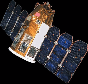 ImageSat International's Eros-B high-resolution imaging satellite. Image courtesy of ImageSat International N.V.