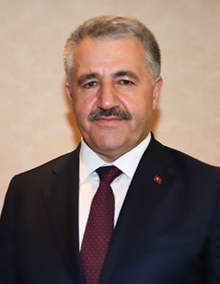 Ahmet Arslan, Turkey's Minister of Transport, Maritime Affairs, and Communication. Photograph courtesy of Wikipedia.
