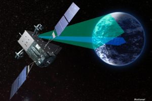 The U.S. Air Force's Space-based Infrared System (SBIRS) satellite constellation. Image courtesy of Lockheed Martin.