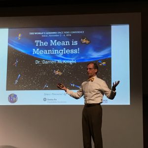 Dr. Darren McKnight at Space Powwow! ; Credits: SpaceWatch Middle East
