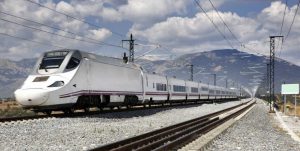A Spanish high-speed train operated by Renfe Operadora. Image credit: Getty Images/IStockphoto.
